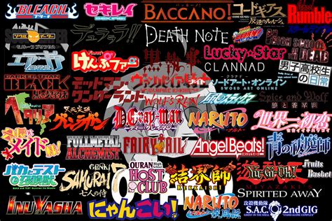 Evolution of Anime Logos